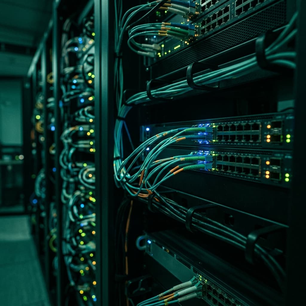 Technology infrastructure background